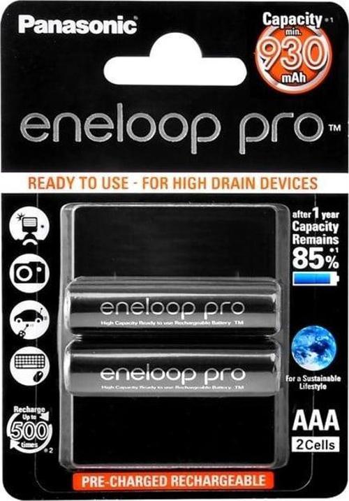Eneloop PRO BK-4HCDE/2BE - 1.2V 930 mAh - Ni-Mh - AAA - 2li Blister