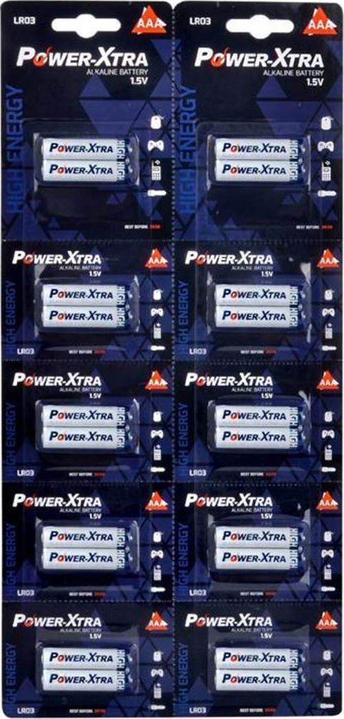 LR03/AAA Size Alkaline Pil - 20li Blister