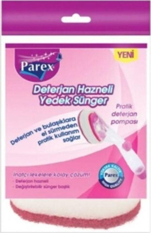 Deterjan Hazneli Bulaşık Süngeri- Yedek Sünger 2'li