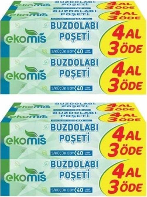 Buzdolabı Poşeti 4 Al 3 Öde Küçük Boy 40'lı (2 Paket)
