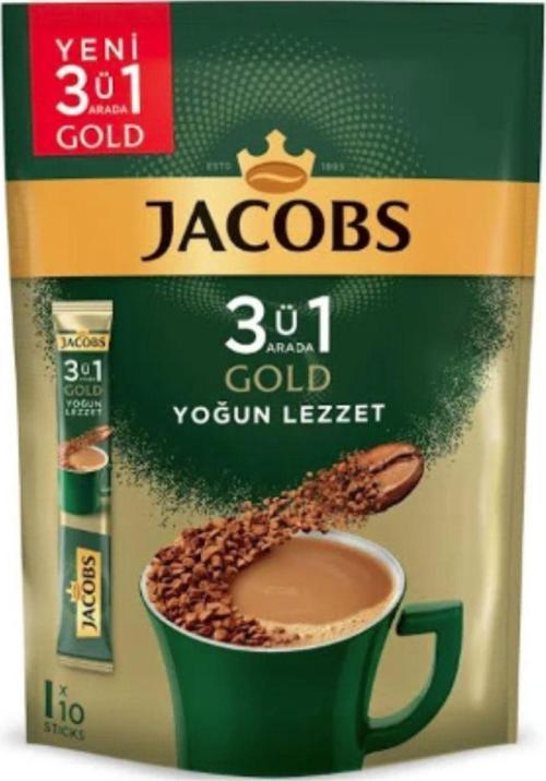 3 'ü 1 Arada Gold Yoğun Lezzet 10' lu Paket