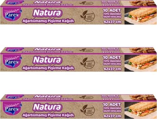 Natura Yeni Ağartılmamış Organik Hazır Pişirme Kağıdı X 3 Paket