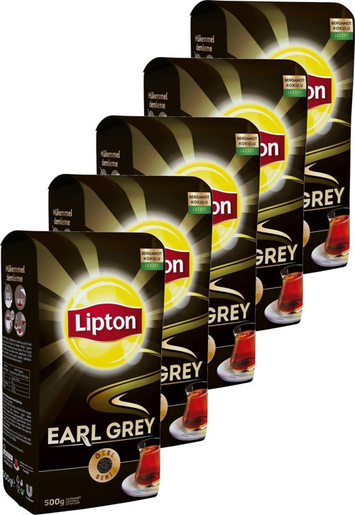 Earl Grey Dökme Çay 500 Gr. Beşli Set