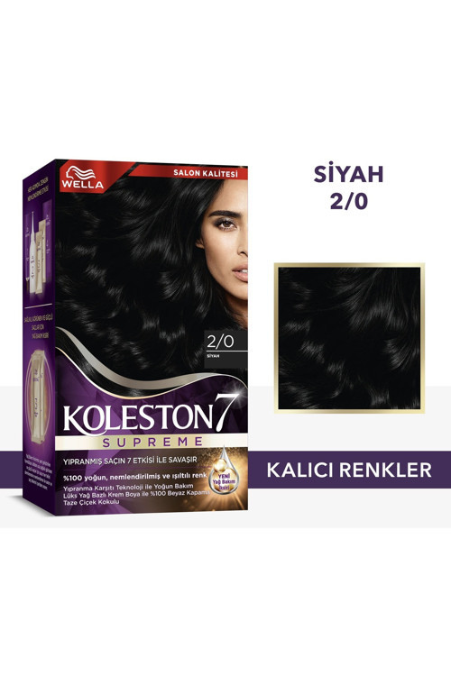 Supreme Saç Boyası 2/0 Siyah