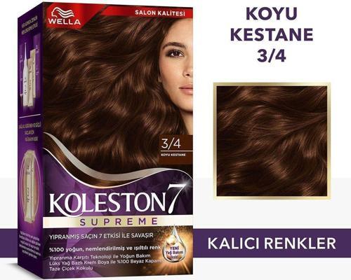 Supreme Saç Boyası 3/4 Koyu Kestane