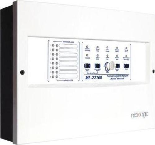 ML-22108 Konvansiyonel Yangın Alarm Santrali 8 Bölge