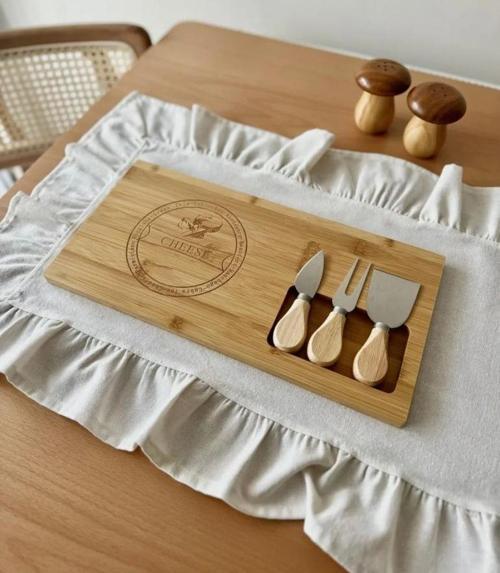 Bambu Peynir Sunum Tabağı 75539