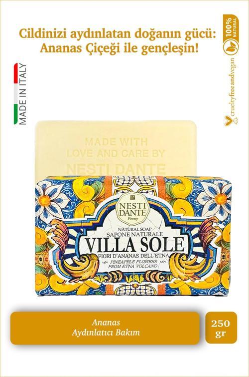 Villa Sole D'Ananas Dell'Etna Yaşlanma Karşıtı ve C Vitaminli Sıvı Sabun 500 Ml