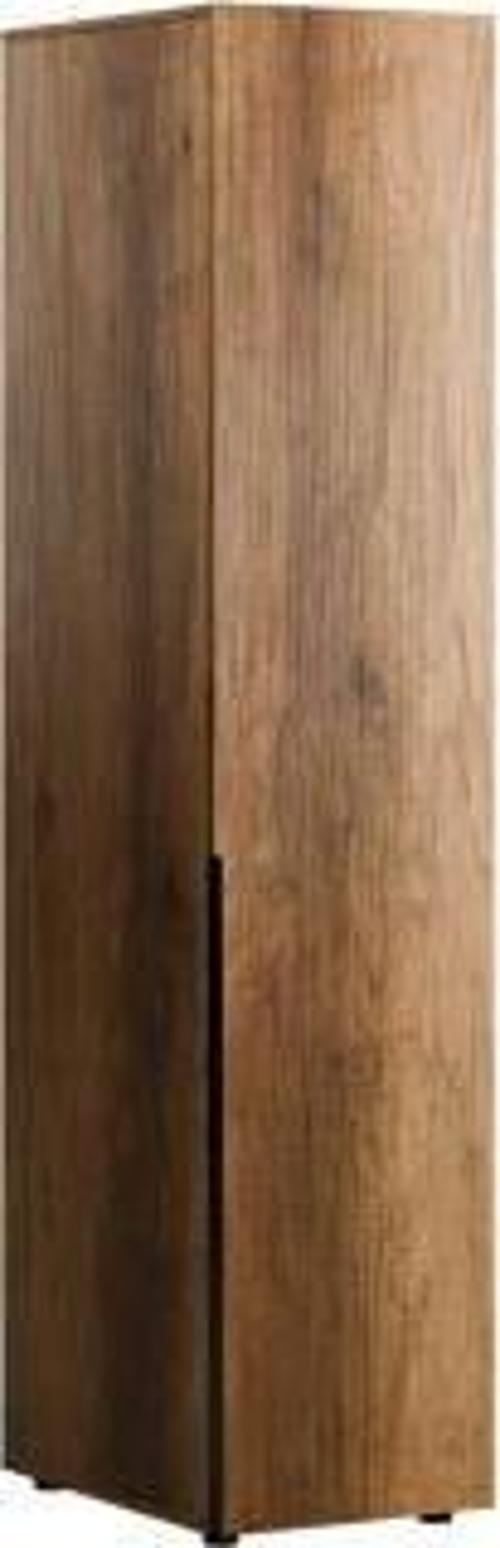 Oryana Tek Kapaklı Gardırop-Koyu Ceviz 45x210x62 cm