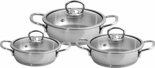 Samira 6 Parça Cam Kapaklı Omlet Set