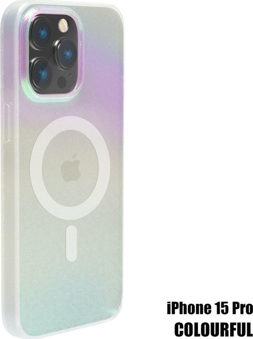 iPhone 15 Pro Uyumlu Quick Sand Magnet Telefon Kılıfı Çok Renkli