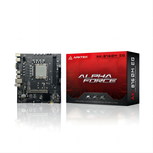 ALPHA FORCE, AK-B760M EG, 2xDDR5, 2x M.2, D-SUB, HDMI, DP, 12-13.Nesil, LGA1700 Soket, Anakart