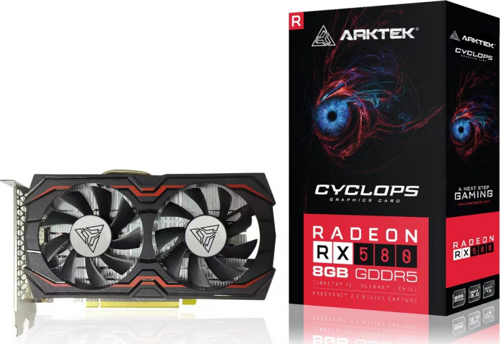 CYCLOPS, AKR580D5S8GH1, RX580, 8Gb, GDDR5, 256BIT, 1xDVI, 1xHDMI, 1xDP GAMING Ekran Kartı