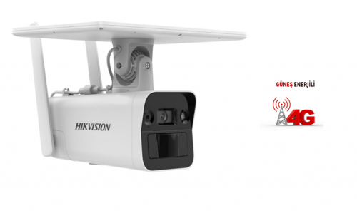 HIKVISION DS-2XS2T41G1-ID/4G, 4Mpix,  4mm,   30Mt Gece Görüşü, Dahili Mikrofon, 4G, Solar  IP Kamera