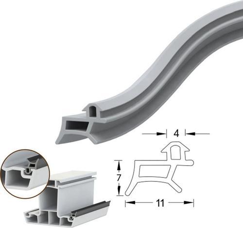 Pimapen Pvc Kapı Pencere Fitili Contası 100 Metre Gri