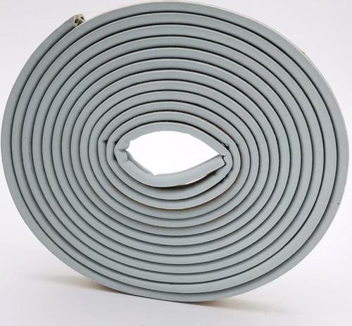 Bondit Çift Sarım Kauçuk Kapı ve Pencere İzolasyon Bandı Fitili 25X2- 50 Metre Gri