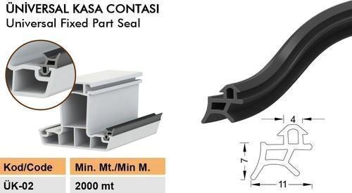 Pimapen Pvc Kapı Pencere Değiştirme Fitili Contası 5 Metre Siyah