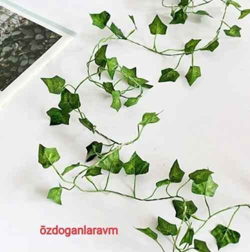 3m Yapay Çiçek Yapraklı Zincir Sarmaşık 2 Adet