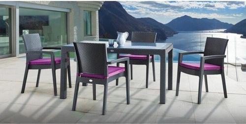 70x120 Camlı Balkon Takımı 4 Koltuk - Mınder