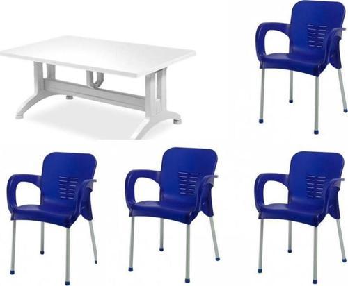 Trend Plastik 80*140 Masa 4 Adet Sandalye Bahçe Balkon Takım