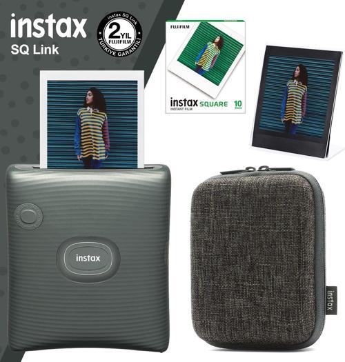SQ Link Yeşil Yazıcı 10lu Square Film Kılıf ve Pleksi Çerçeve
