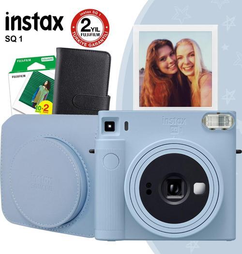 SQ1 Buz Mavi Fotoğraf Makinesi ve Hediye Seti 1