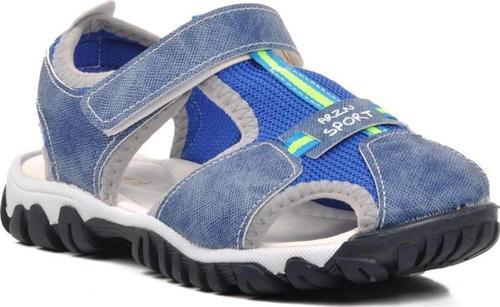 24-418-F Mavi Ortopedik Erkek Çocuk Sandalet