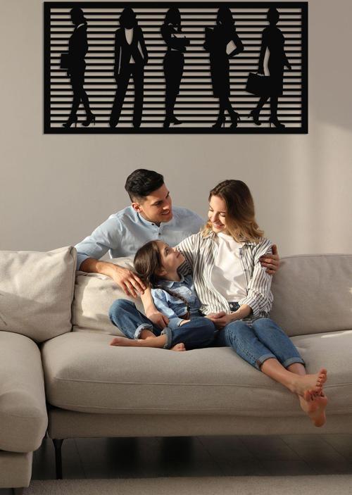 Kadın Modacılar Metal Duvar Dekoru