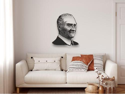 Atatürk Metal Duvar Dekoru