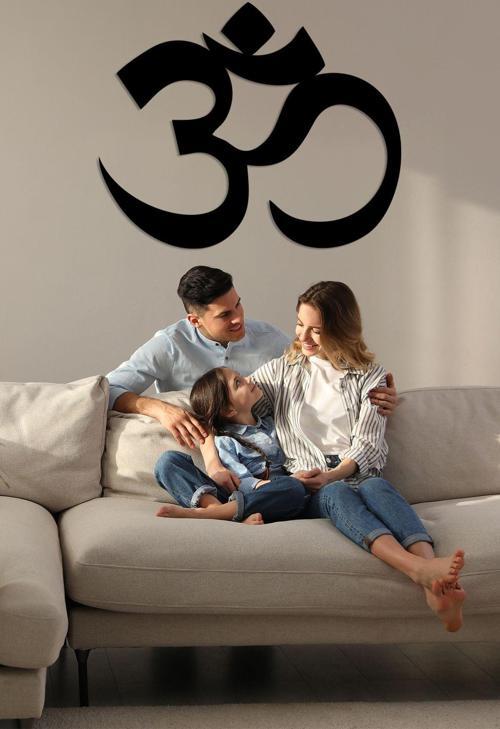 Om Namaste Metal Duvar Dekoru