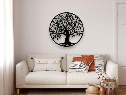 Yaşam Ağacı Metal Duvar Dekoru