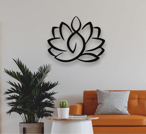 Lotus Metal Duvar Dekoru