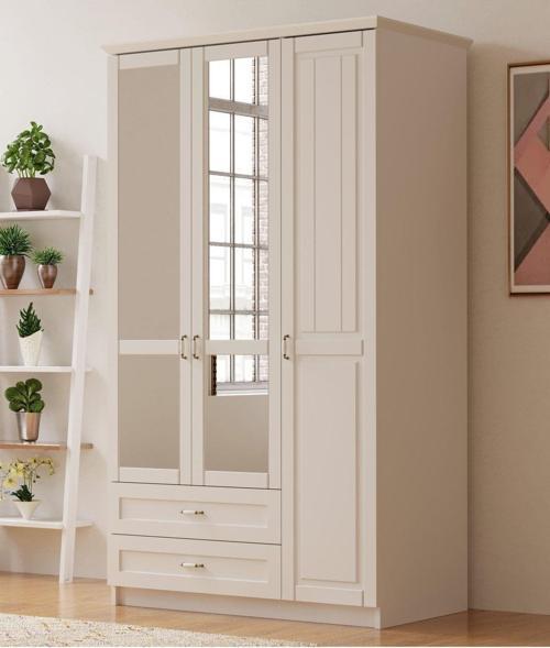 Kardelen Country 3 Kapak 2 Çekmeceli Gardırop