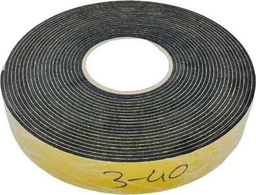 Endüstriyel EPDM (Kauçuk)  Çift Taraflı Yapışkan Bantlı Yalıtım Süngeri 3mmx40 mm 10 metre