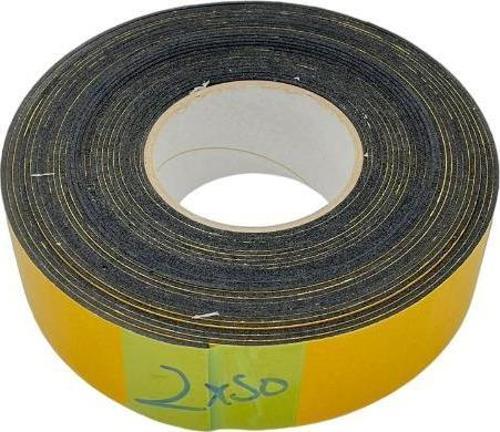 Endüstriyel EPDM (Kauçuk) 2mm x 50 mm Çift Taraflı Yapışkan Bantlı Yalıtım Süngeri