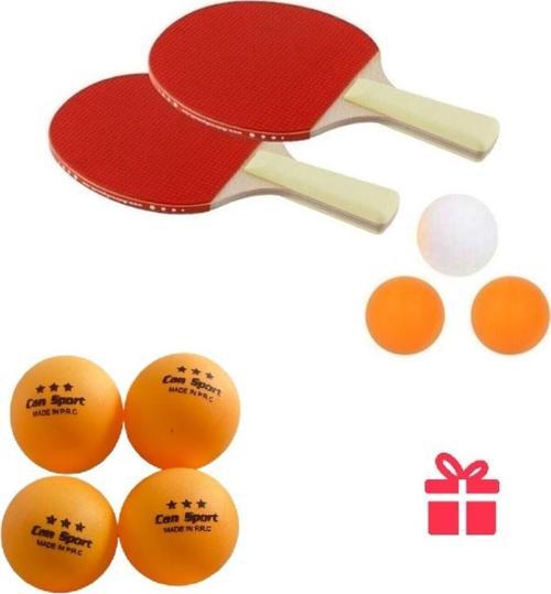 Başlangıç Masa Tenis Raketi Seti 2 Raket+3Pinpon Topu + 4Adet Maç Topu
