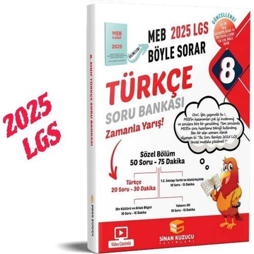 Sinan Kuzucu Yayınları 8. Sınıf Türkçe Soru Bankası