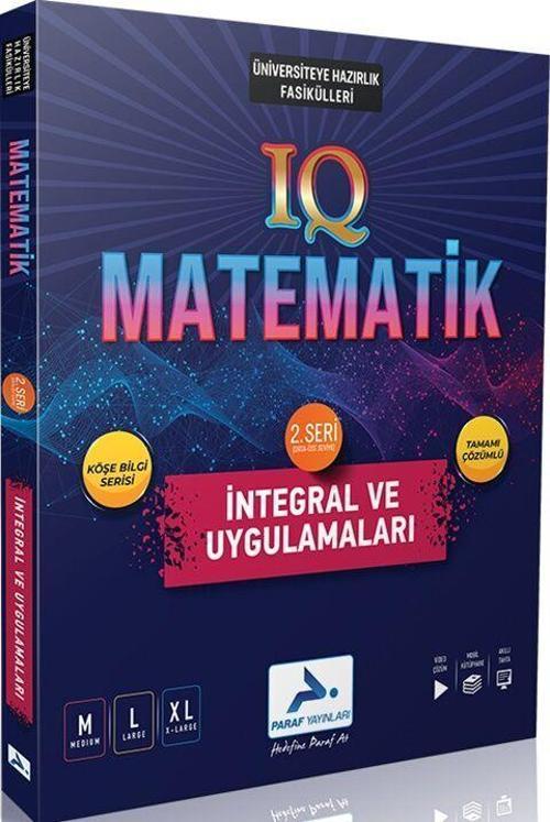 Paraf IQ Matematik 2. Seri İntegral ve Uygulamaları Soru Kütüphanesi Paraf Yayınları