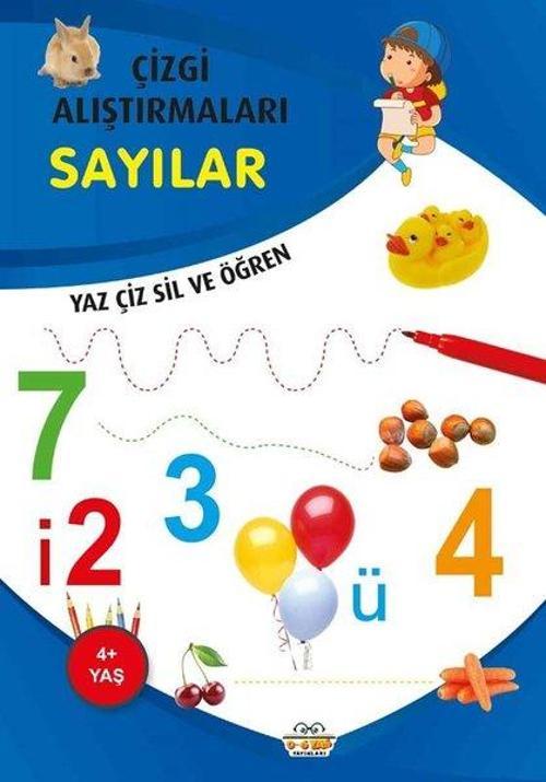Sayılar - Çizgi Alıştırmaları 4+