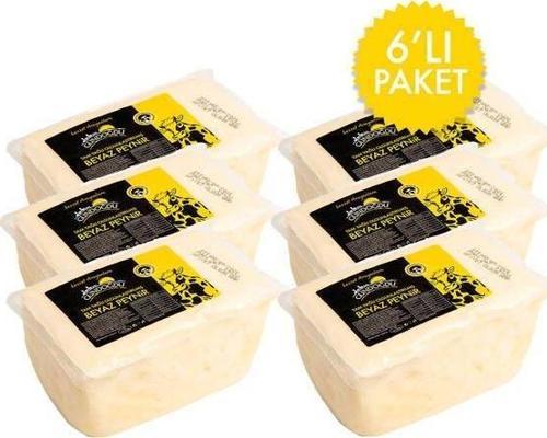 İnek Beyaz Peyniri 6 lı paket Yaklaşık 3,960  kg 1 Yıl Olgunlaştırılmış