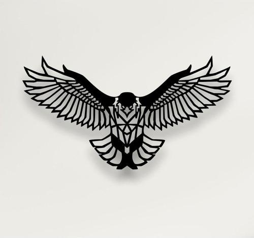 Kartal Metal Duvar Dekoru