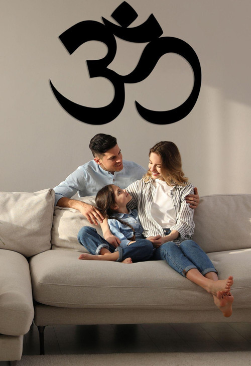 Om Namaste Metal Duvar Dekoru
