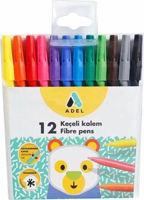12 Renk Keçeli Kalem Takım 213001