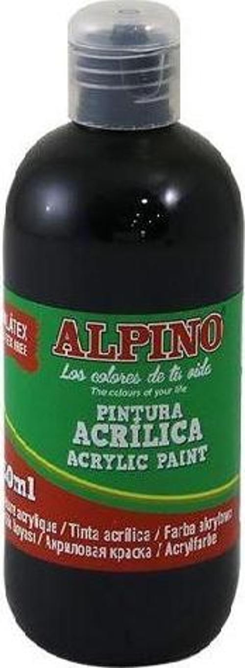 Alpıno Dv-033 Akrilik Boya Koyu Siyah 250 Ml