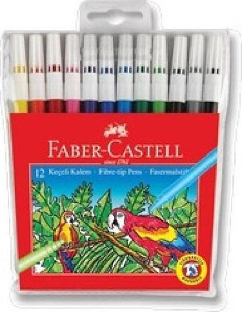 Faber-Castell 12 Renk Yıkanabilir Keçeli Kalem 67155130