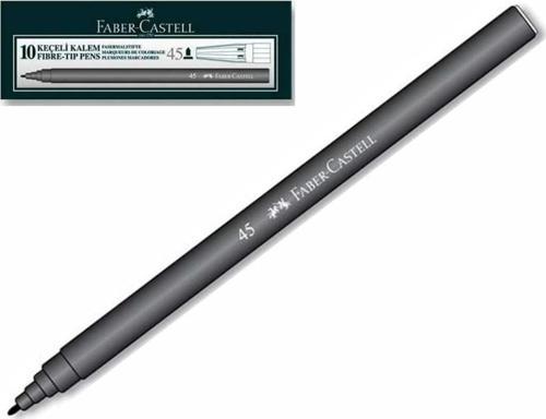 Faber-Castell Siyah Keçeli Kalem 45 155002