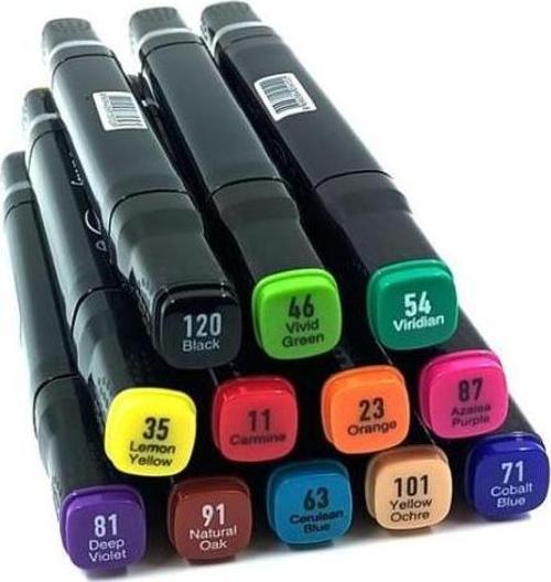 Del Rey Twın Marker Çift Uçlu Grafik Kalemi 12 Li Mn-Drz012