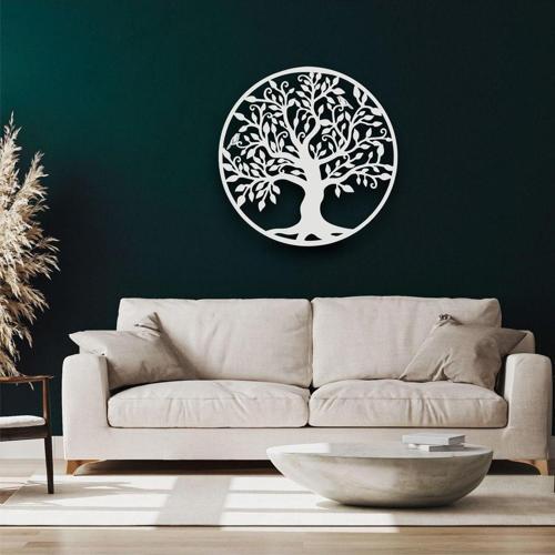 Yaşam Ağacı Metal Duvar Dekoru