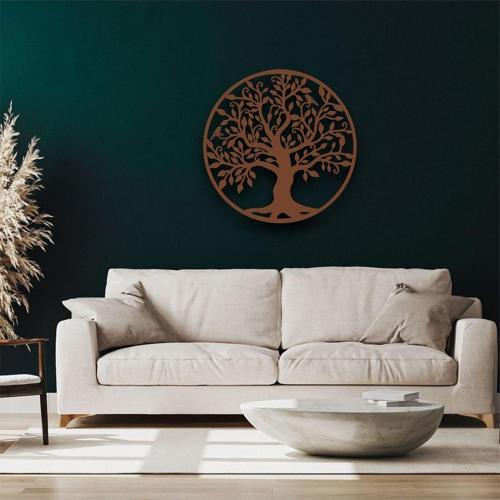 Yaşam Ağacı Metal Duvar Dekoru