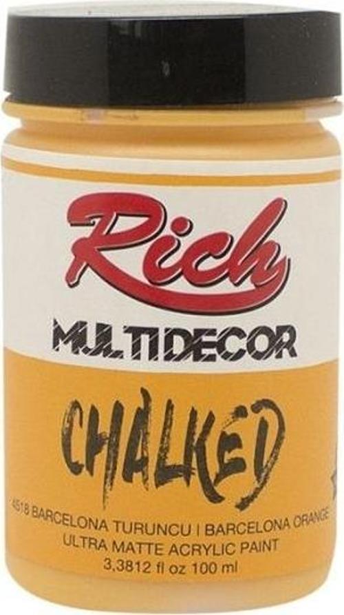 Rıch Chalked Akr. Boya 100 Cc 4518 Barcel. Turuncu